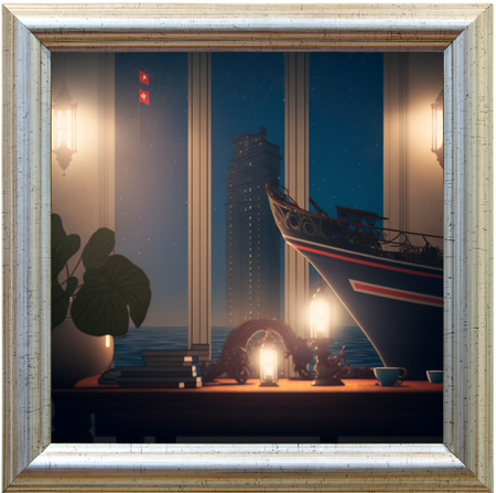 "The ship is in the room, the room is in the skyscraper, the skyscraper is in the sea." Now think again ! "Universe"